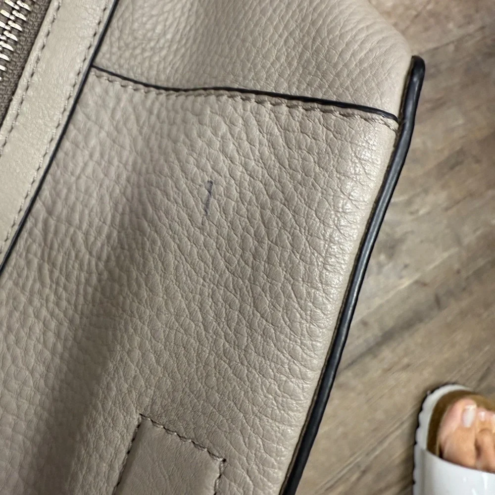 Tory Burch Gemini Grey Handbag